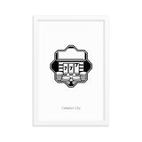 CeC Minimalist Line Art Framed poster