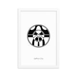 SC Minimalist Line Art Framed poster