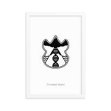 CI Minimalist Line Art Framed poster