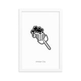 ViC Minimalist Line Art Framed poster