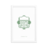 CeC Minimalist Line Art Framed poster