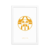 SC Minimalist Line Art Framed poster