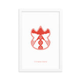 CI Minimalist Line Art Framed poster