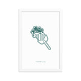 ViC Minimalist Line Art Framed poster