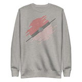 Minimalist Monster Storage Unisex Fleece Pullover