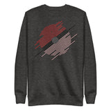 Minimalist Monster Storage Unisex Fleece Pullover