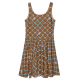 Turtle Shell Skater Dress