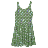 Turtle Shell Skater Dress