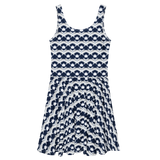 Icy Moth Skater Dress
