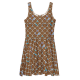 Turtle Shell Skater Dress