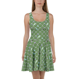 Turtle Shell Skater Dress