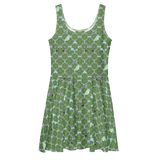 Turtle Shell Skater Dress