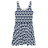 Icy Moth Skater Dress