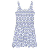 Icy Moth Skater Dress