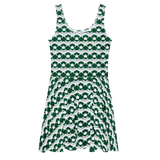 Icy Moth Skater Dress