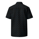 Laser Sword Pinstripe Blue Button-Up Shirt