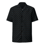Laser Sword Pinstripe Blue Button-Up Shirt