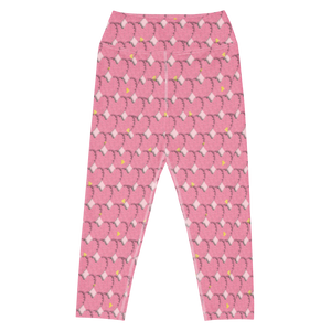 Hearts Yoga Capri Leggings