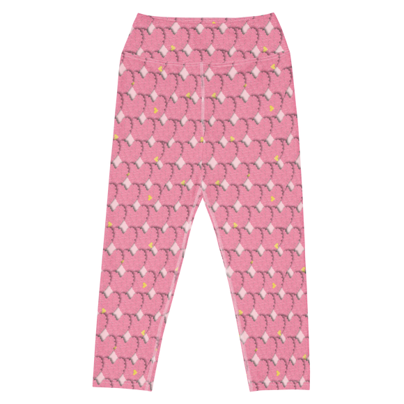 Hearts Yoga Capri Leggings