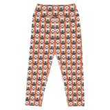 Volcano Moth Yoga Capri Leggings