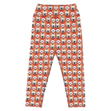 Volcano Moth Yoga Capri Leggings