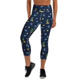 If It Swims Like A Duck Yoga Capri Leggings