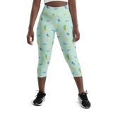 If It Swims Like A Duck Yoga Capri Leggings