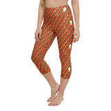 Nine of Diamonds Yoga Capri Leggings